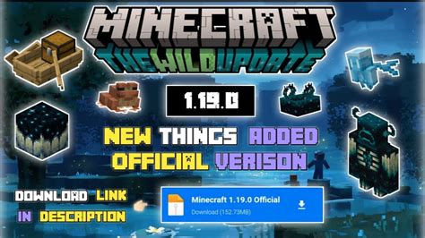 How To Download Minecraft Pe 1 19 0 Official Version Minecraft The