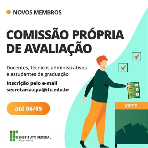 Registro De Candidaturas Para Comissão Própria De Avaliação Começa