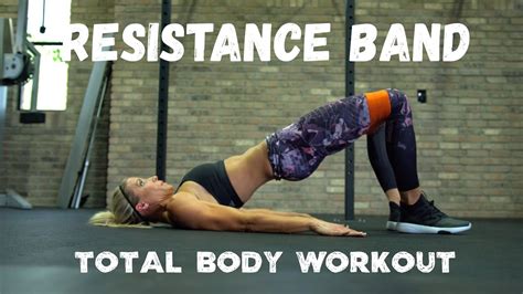 Resistance Band Total Body Workout And Booty Builder Youtube