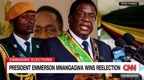 Zimbabwe’s President Mnangagwa Reelected Cnn