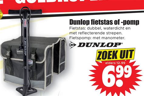 Dunlop Fietstas Of Pomp Aanbieding Bij Dirk