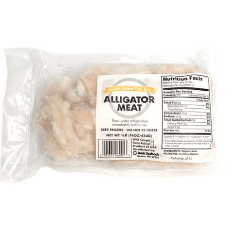 Frozen Alligator Tail Meat Frozen Seafood Sendik S Food Market