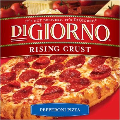 DIGIORNO PIZZA COOKING INSTRUCTIONS – Food information