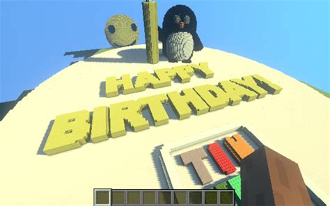 Happy Birthday Minecraft Map