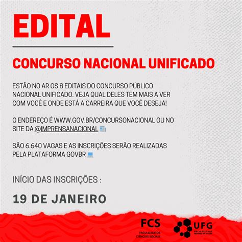 Confira o edital do Concurso Nacional Unificado as inscrições começam