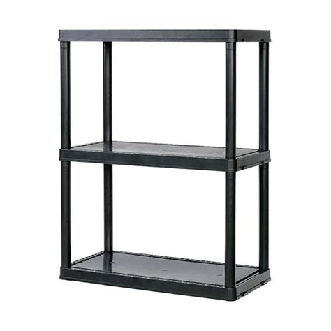 Gracious Living 12 In D X 24 In W X 33 In H 3 Tier Plastic Freestanding