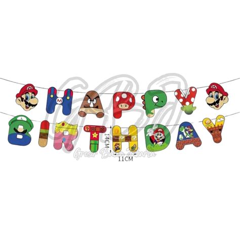 Jual Banner Happy Birthday Karakter Animasi Pokemon Lotso Sanrio