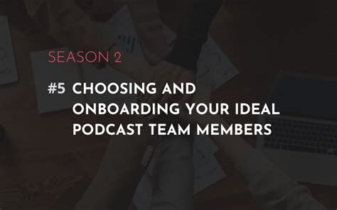 Building your Podcast Dream Team | S2E5