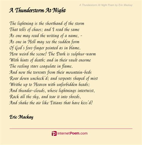 Poems About Lightning By Famous Poets Shelly Lighting