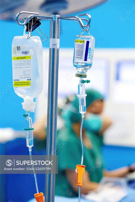 Intravenous Serum In Operating Room Ambulatory Surgery Hospital