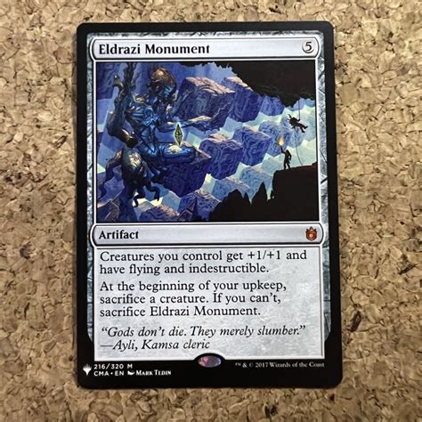 MTG ELDRAZI MONUMENT ARTIFACT MYSTERY BOOSTER COLORLESS MAGIC