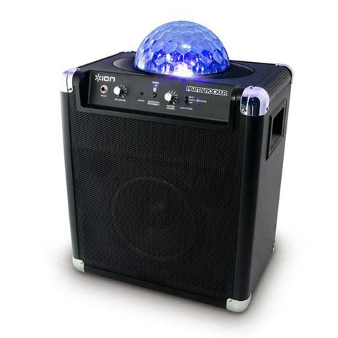 Ion Audio Party Rocker Bluetooth Portable Sound System With Microphone