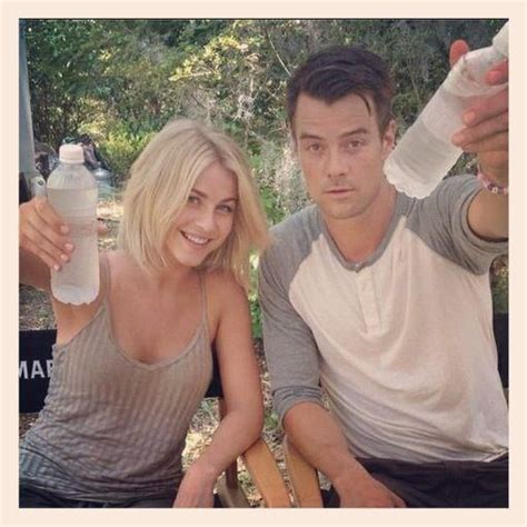 With Josh Duhamel On The Set Of Safe Haven Celebrities Male Julianne Hough Safe Haven People