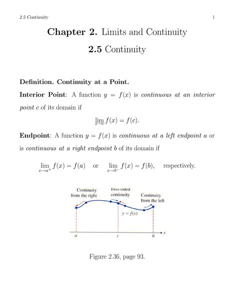 Section Continuity Chapter Limits And Continuity Continuity