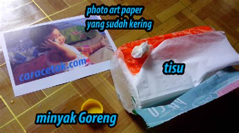 Cara Print Kertas Art Paper Di Epson L310