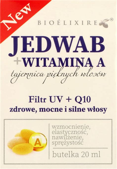 BIOELIXIRE Silk Therapy olejek do włosów Jedwab Witamina A 20 ml