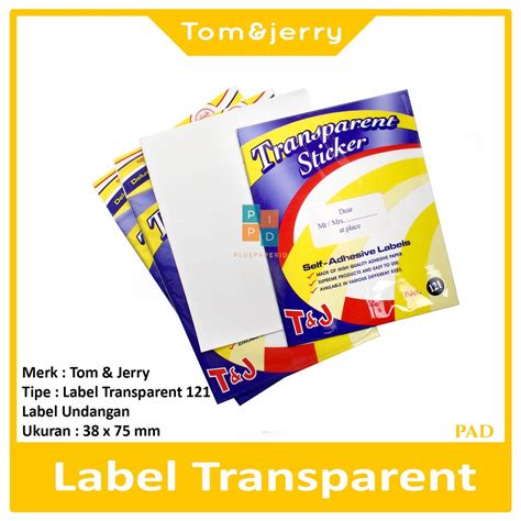 Jual Tom Jerry Label Transparent Undangan Pad Shopee Indonesia