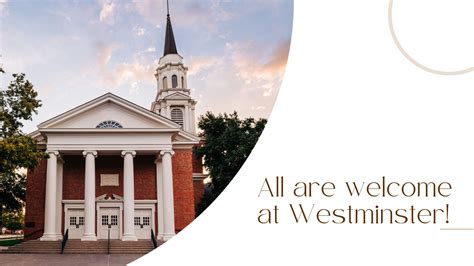 Baptism Of The Lord Sunday Westminster Presbyterian Church OK