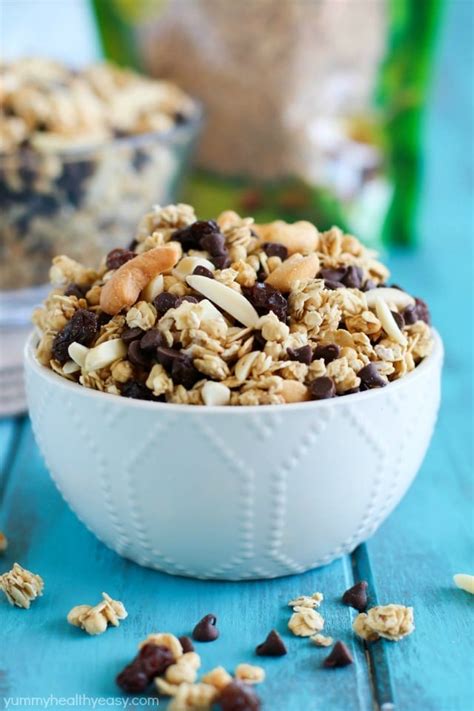 Quick And Easy Granola Trail Mix Yummy Healthy Easy