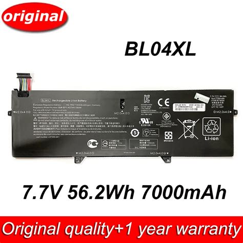 New Bl Xl Blo Xl V Wh Mah Original Laptop Battery For Hp