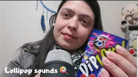 ASMR Caseirinho Pirulito Que Estoura ASMR Sucking Lollipop