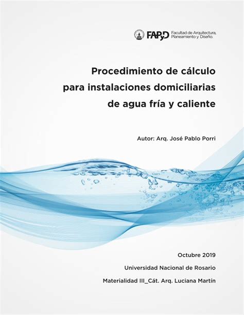 Pdf Procedimiento De Cálculo Para Instalaciones Domiciliarias Dokumen Tips