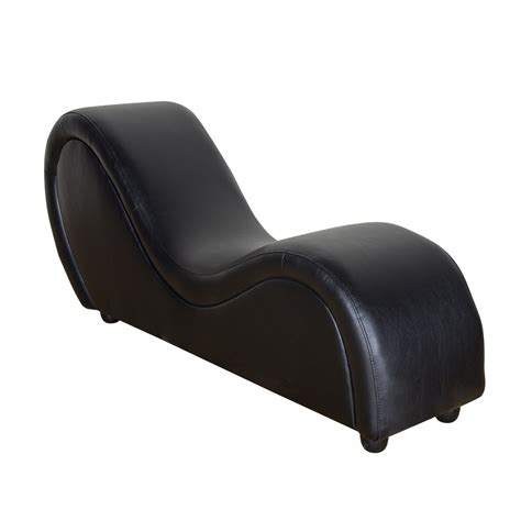 Kama Sutra Chaise Tantra Chair Sex Sofa Love Couch Yoga Seat Black Color