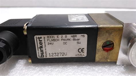 Used LEYBOLD BURKERT FLNSCH PNVAK 8bar Vacuum Valve 123272V