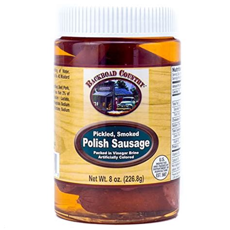 Backroad Country Pickled Smoked Polish Sausage, 8 Ounce Jar – kate-minimalist