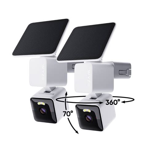 wyze solar cam pan solar powered security camera