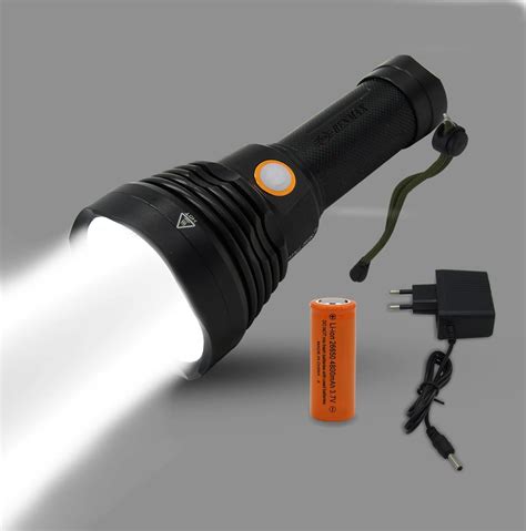 IBELL FL8389 Rechargeable Flashlight Torch Ultra Long Beam Range