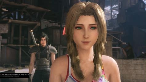 CRISIS CORE FINAL FANTASY VII REUNION Zack Aerith Park Date YouTube