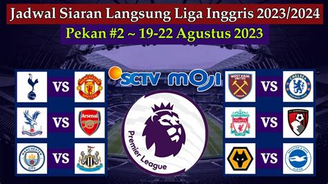 Jadwal Liga Inggris Live Sctv Tottenham Vs Manchester United Epl