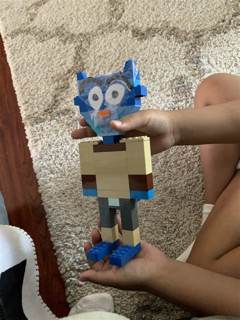 My son said he wishes that LEGO made Gumball mini figures. So he made this. : r/gumball