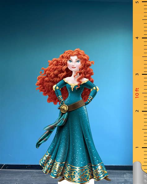 Figura de cartón de tamaño real de la princesa Mérida – personaje de la