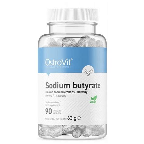 MAŚLAN SODU 600 mg Sodium Butyrate 90 kapsułek 12305869038 Allegro pl