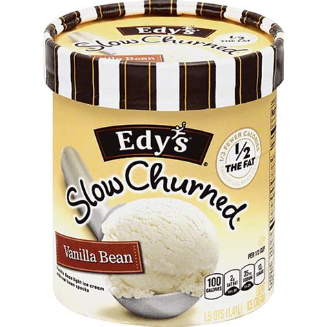 Edys Slow Churned Ice Cream Light Vanilla Bean Vanilla Sendik S