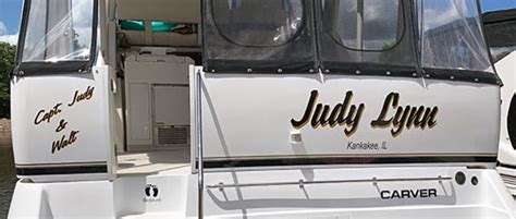 Boat Lettering - Custom Vinyl Lettering - Lettering.com