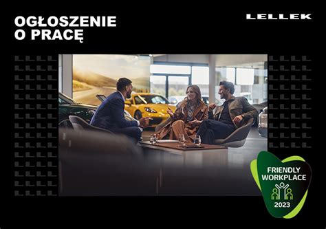 Pracownik Recepcji W Salonie Porsche Grupa LELLEK Katowice