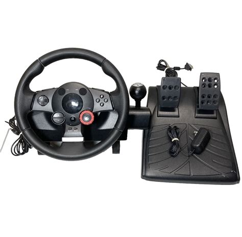 Logitech Driving Force Gt Racing Wheel With Foot Pedals Pc Ps Ps E