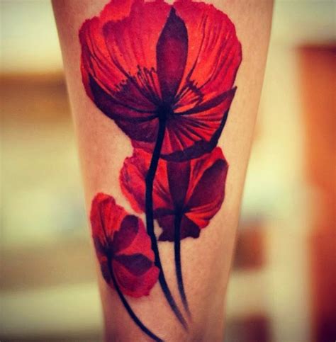 50 Gorgeous Poppy Tattoo Designs - Fine Art and You