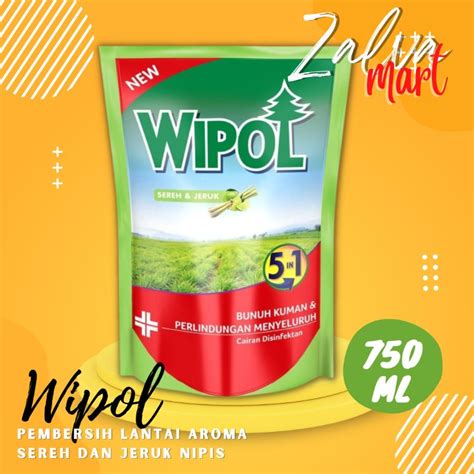 Jual Wipol Pembersih Lantai Karbol Sereh Jeruk Ml Shopee Indonesia