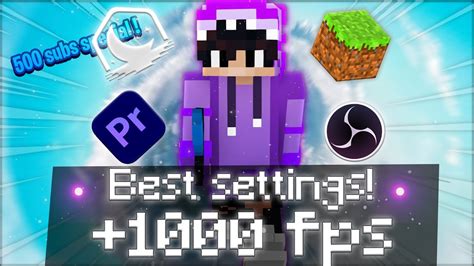 The BEST Minecraft Settings Bedwars Lunar Client OBS YouTube