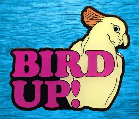 Eric André Show "Bird Up!" Pin [SECONDS SALE] / GenreZero Press