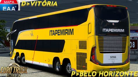 ETS2 MAPA EAA VITÓRIA x BH ITAPEMIRIM G8 1800 DD SCANIA