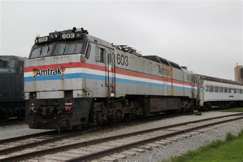 Amtrak E E Lok Im Railroad Museum Of Pennsylvania Strasburg