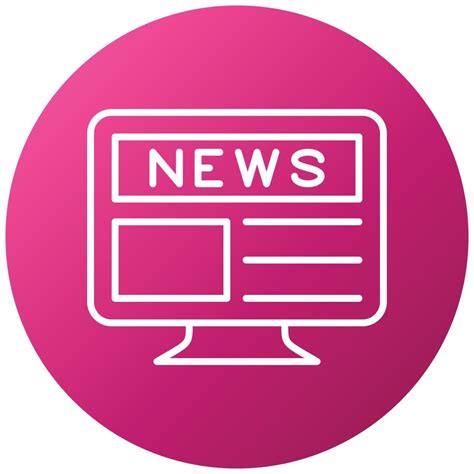 News Portal Icon Style 7384827 Vector Art At Vecteezy