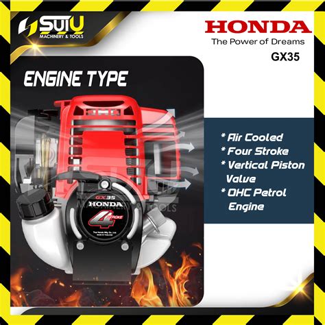 Honda Gx Gx Stroke Gasoline Engine Brush Cutter Cc Kw