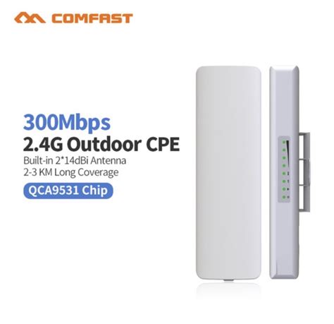 COMFAST CF E314N V2 300Mbps Wireless Outdoor CPE BRIDGE 2 4G 2 14dBi