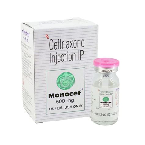 Buy Monocef Injection Mg Ceftriaxone Medsvalley U